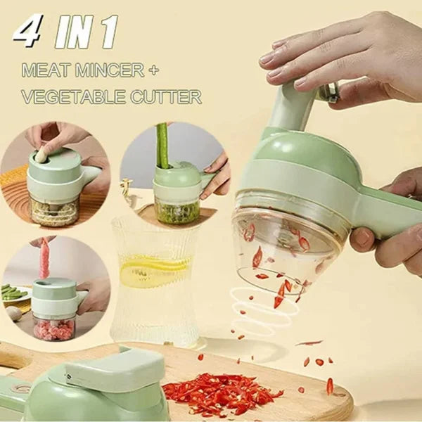 BEYOND BAZAR™ 4 in 1 Electric Vegetable Cutter
